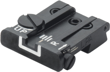 LPA Mikrom.-Visier "TPU", f. Colt Gov. M1911A1 (White Outline)